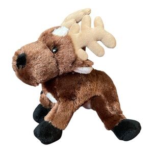 Webkinz Classic Reindeer Ganz HM137 Brown Christmas Plush Stuffed Animal No Code